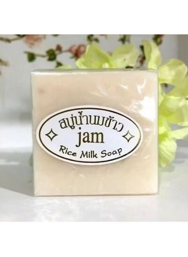 جام صابون الأرز التايلاندي 65 جرام صابون تايلاندي أصلي - Image 1